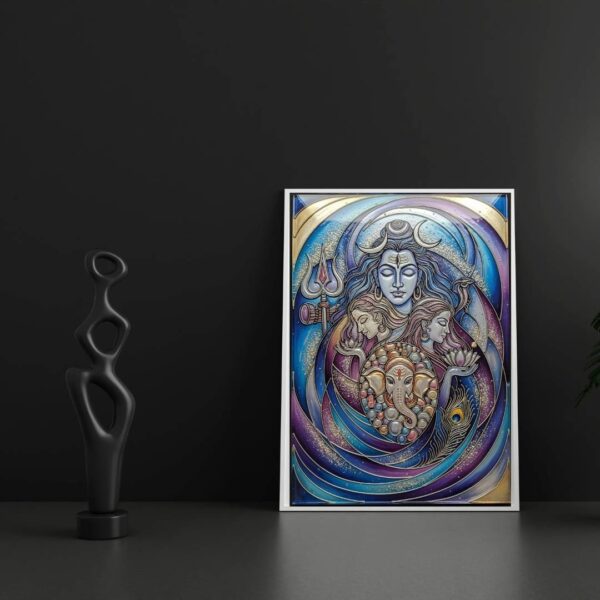 Divine Harmony: Shiva's Sacred Family