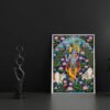 Krishna's Divine Melody in Lotus Pond