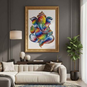 Om Ganesh painting