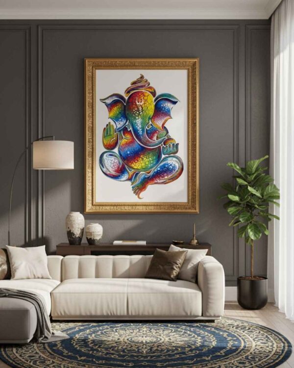 Om Ganesh painting