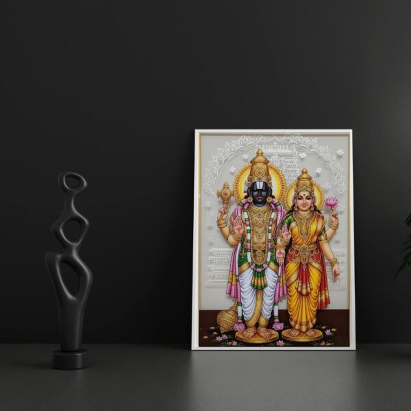 Venkateswara & Lakshmi: Divine Prosperity Blessing