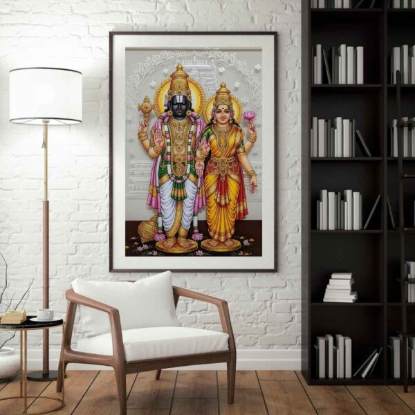 Venkateswara & Lakshmi: Divine Prosperity Blessing